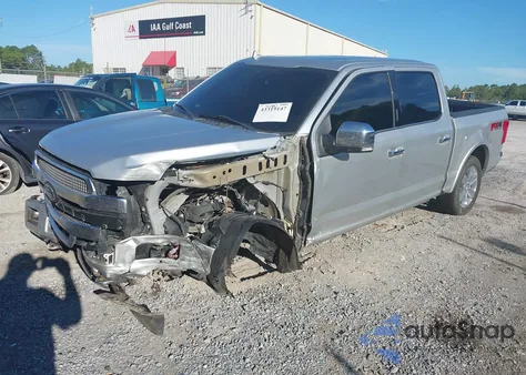 2018 Ford F-150 Platinum from USA, damaged, VIN 1FTEW1E55JFC27696